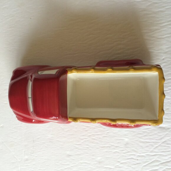 Cracker Barrel Ceramic Red Pick Up Truck Sugar Packets Holder Table Decoration - Picture 7 of 10